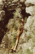 Ana Mendieta, Imagen de Yágul (Image from Yagul), 1973 © The Estate of Ana Mendieta Collection