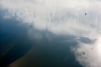 'Crossing the Oka River', from 'Clear of People', 2013 © Michal Iwanowski