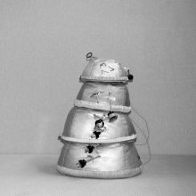 From 'The Black Hole' © Janire Najera Glas-col heating mantles used to heat up flasks