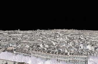 Paris Nord, Within Series, 2014, 184 x 120 cm. Digital negative contact print © André Lichtenberg