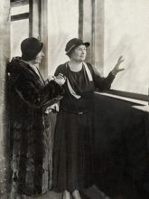 Helen Keller visiting the Observation Deck Of the Empire State Building, 1932