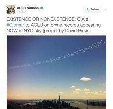 DAVID BIRKIN, Severe Clear: Existence or Nonexistence, 2014. (ACLU tweet) 