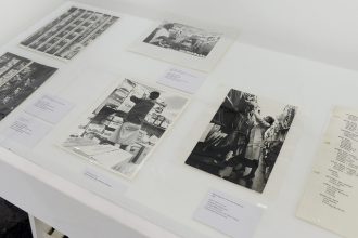Installation shot, ‘Observing Women at Work: Franki Raffles’, Reid Gallery, The Glasgow School of Art (2017). Photo: Alan Dimmick