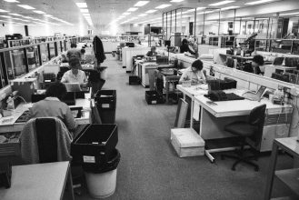 Hewlett Packard office, Edinburgh, To Let You Understand… (1988), Franki Raffles. 