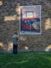 'Sanctum Ephemeral' © Mark Aitken Outdoor exhibition at Cressingham Gardens 2017