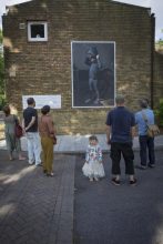 'Sanctum Ephemeral' © Mark Aitken Outdoor exhibition at Cressingham Gardens 2017