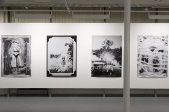 Sara Davidmann, 'Ken. To Be Destroyed' Installation view, 'Catharsis' at Belfast Exposed 2017. Photo: David Copeland