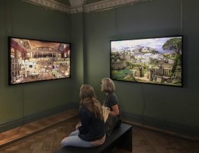 Installation view, 'Emily Allchurch: Visions of Architectural Fancy' At the Foyle Space, Sir John Soane's Museum, London (May-August 2018)