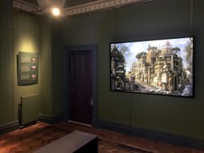 Installation view, 'Emily Allchurch: Visions of Architectural Fancy' At the Foyle Space, Sir John Soane's Museum, London (May-August 2018)