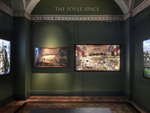 Installation view, 'Emily Allchurch: Visions of Architectural Fancy' At the Foyle Space, Sir John Soane's Museum, London (May-August 2018)