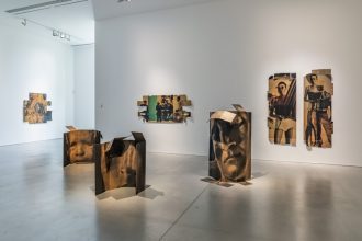 'Bandage the knife not the wound', Broomberg &amp; Chanarin, 2018 At Kettle's Yard, University of Cambridge for fig-futures. Photographer: Josh Murfitt