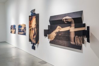 'Bandage the knife not the wound', Broomberg &amp; Chanarin, 2018 At Kettle's Yard, University of Cambridge for fig-futures. Photographer: Josh Murfitt