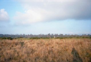 W.G. Sebald, Untitled (East Anglian Landscape with Shadow). 1997. © The W.G. Sebald Estate 