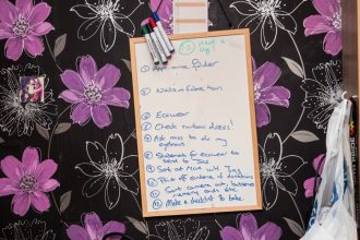 0.5 Have a cig! Bea’s pageant checklist. © Gemma Taylor