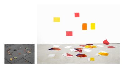 2. Autumn Leaves, South Kensington, 2017-2018 (Street and Studio diptych) 