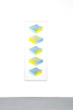 7. Column #1(Blue on Yellow &amp; Yellow on Blue), 2019 