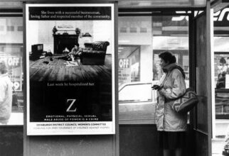 Zero Tolerance campaign poster on a bus stop, 1992-3 © Franki Raffles Estate