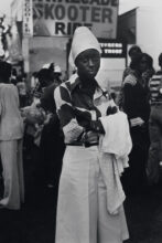 Ming Smith, Instant Model, Brooklyn, 1976 (from the series Coney Island) from Ming Smith: An Aperture Monograph (Aperture/Documentary Arts, 2020) © Ming Smith, courtesy the artist and Aperture