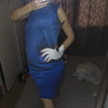 Blue Sleeveless Dress © Moira Lovell