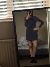 Charcoal Jumper Dress (2019) © Moira Lovell