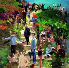 Crowds at Bouley Bay © Teresa Williams