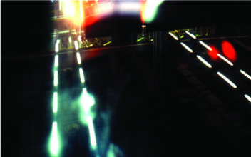 At the Speed of the Light, 1999, light box, 50x80x12 cm © Mariella Bettineschi