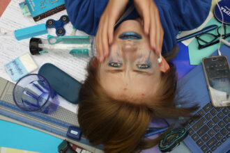 Conceptual Selfportrait - Feeling Blue © Esme Duckworth