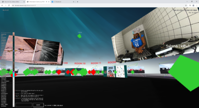 FORMAT21: Control, online launch, screenshot of Room 1, courtesy FORMAT