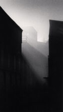 Warehouses, Slaithwaite, West Yorkshire, England. 1984