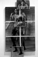 Ingrid Pollard, Contenders (detail), 1995, gelatine silver prints, colour prints, 3D objects, dimensions variable. © and courtesy of the artist