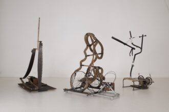 Ingrid Pollard, Bow Down and Very Low - 123, (detail), 2021, kinetic sculptures. Made in collaboration with Oliver Smart, kinetic artist, dimensions variable. Photo © Franklyn Rodgers, 2022. All rights reserved. Courtesy of the artist.