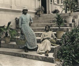 Ingrid Pollard, The Valentine Days #1, 1891/2017, digital hand- tinted image, 80 x 64 cm. Commissioned by Autograph, London © and courtesy of Ingrid Pollard / The Caribbean Photo Archive / Autograph, London.
