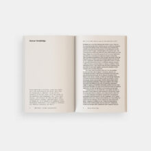 Curator Conversations spread. Edited by Tim Clark, 2021.