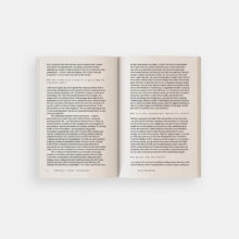 Curator Conversations spread. Edited by Tim Clark, 2021.