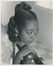 James Barnor, Miss Sammy Tetteh, Secretary at office, Accra, Adabraka, 1970s