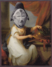 Maud Sulter, Syrcas. Hélas l'héroine-Quelques instants plus tard, Monique cherchait sa brosse à cheveux, 1993 © Estate of Maud Sulter. All rights reserved, DACS/Armitage 2021