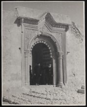 A little group at the door of the Chaldean Monastery of Al Kosh 12 August 1944 / Anthony Kersting