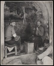A Kurdish shoemaker’s shop in the village of Al Kosh, in North Iraq 12 August 1944 / Anthony Kersting