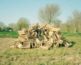 Artist with Two Hundred and Eighty Boxes - Alexander Mourant - 2020