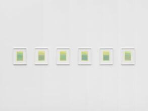 Anna Barriball, Seascape I–VI, 2022–23 Courtesy the artist and Frith Street Gallery, London Photo: Ben Westoby