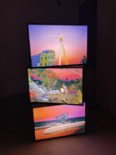Arko Datto, installation view of ‘Where do we go when the final wave hits, Bakkali, India’ (2019)