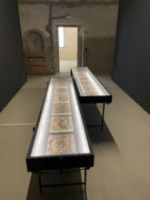 Helen Sear, 'Phantom Amber', part of 'Within Sight', detail of installation in Chiostro di San Pietro