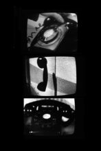 Nicole Gravier. TV Crime Movies series, photomontage, gelatin silver print, 1974. Courtesy of the artist.