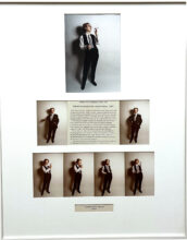 ‘Transforming the suit: what does a lesbian look like?’ (2nd panel) Rosy Martin in collaboration with Jo Spence 1986