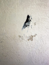 Pirna Sonnenstein: Gas chamber paint remnant on wall © Richard Wood
