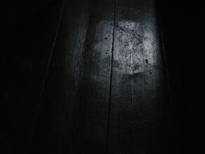 Bernburg: Wooden floor leading to gas chamber © Richard Wood