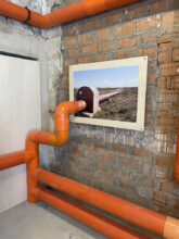 Lisa Barnard 'An Act of Faith: Bitcoin and the Speculative Bubble' , installation view, Chiostro di San Pietro