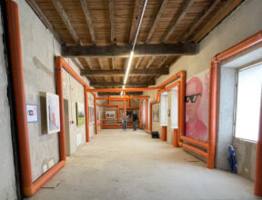 Lisa Barnard 'An Act of Faith: Bitcoin and the Speculative Bubble' , installation view, Chiostro di San Pietro