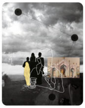 Bindi Vora, Suture the detached pictures unravelling before us. From the series Unravelling, 2024 © Bindi Vora / Commissioned by UAL Decolonising Institute and National Museums Northern Ireland